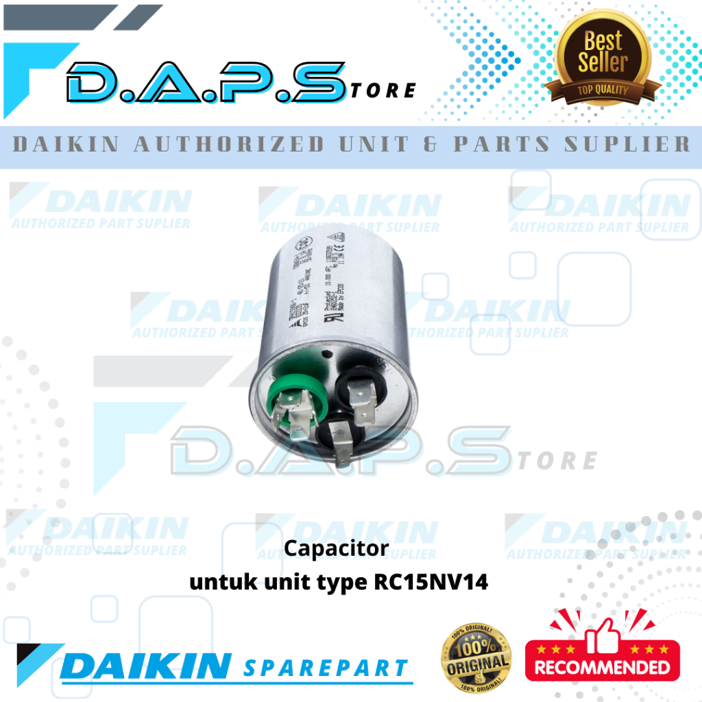 Kapasitor / Capacitor AC DAIKIN Thailand 1/2 PK RC15NV14