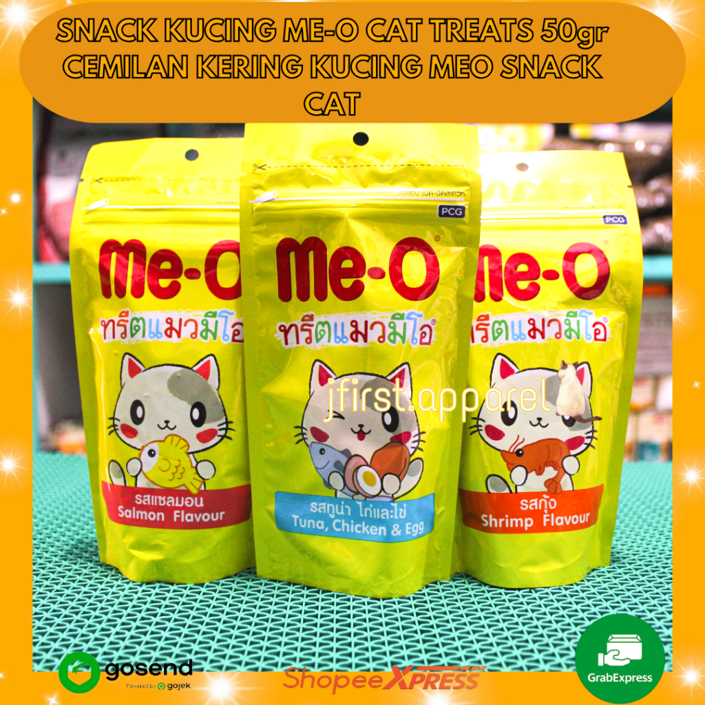SNACK KUCING ME-O CAT TREATS 50G | CEMILAN KERING KUCING MEO SNACK CAT