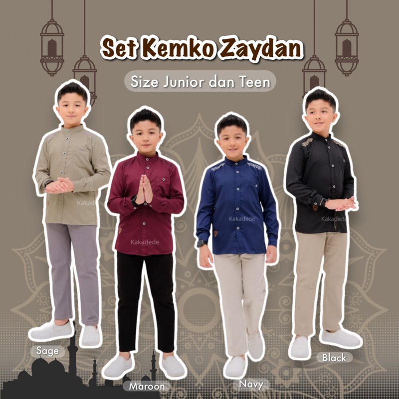 SET KEMKO ANAK TANGGUNG ZAYDAN/ KEMKO AIDAN