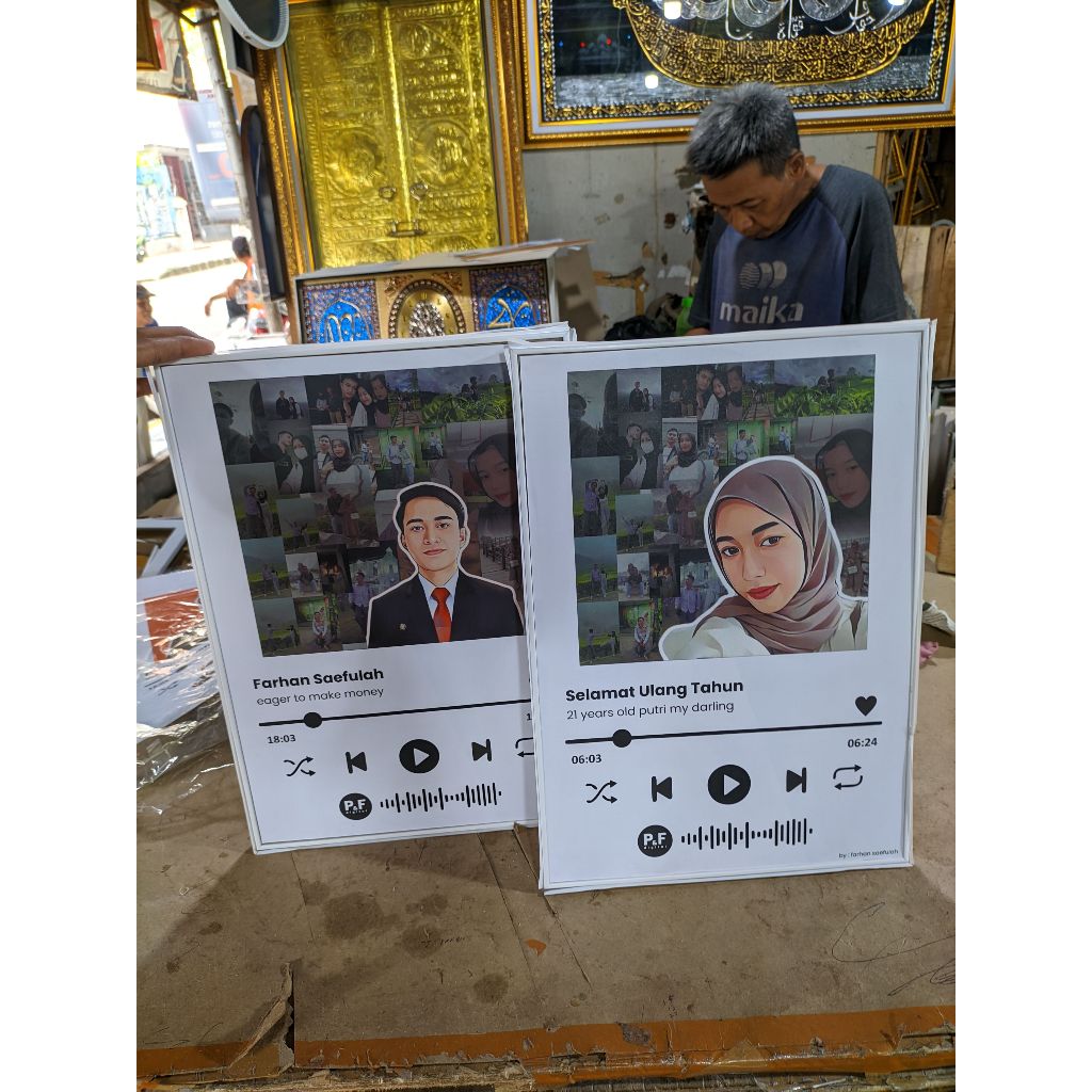 Bingkai FotoBloc 5R FrameMate: Cetak Foto + Bingkai Blok Tebal Semua Ukuran 13x18cm Cocok Untuk Kado