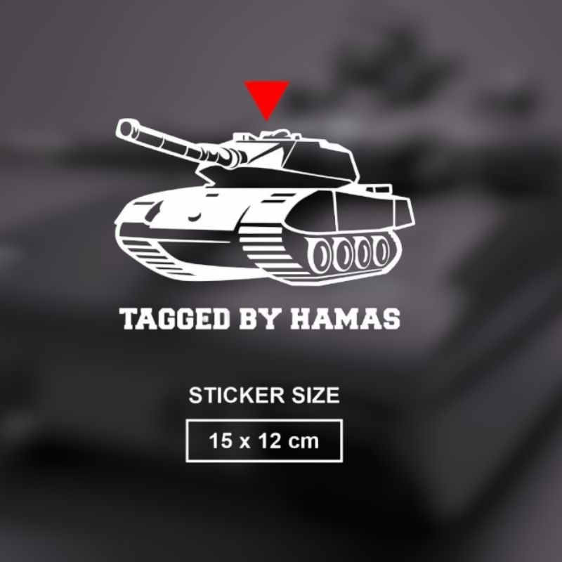 Cutting Sticker Tank Merkava