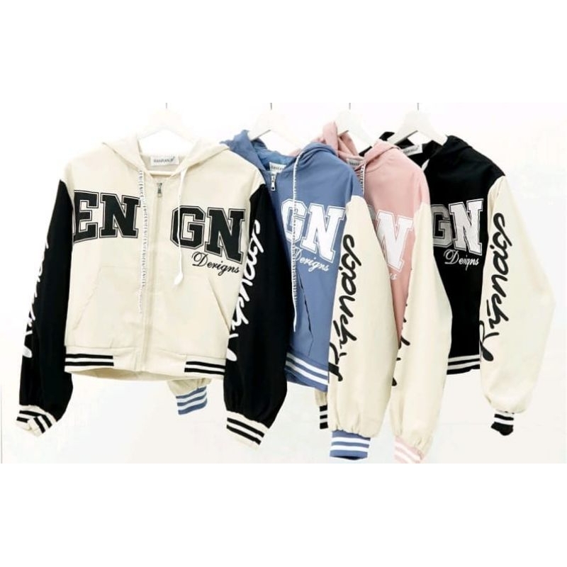 HOODIE BEYOND CROP KOREAN STYLE PREMIUM WARNA HITAM- SWEATER CROP KOREA - SWEATER WANITA