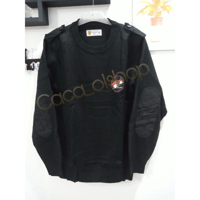 SWITER HITAM BRIMOB JATAH PEMBAGIAN POLRI ORIGINAL