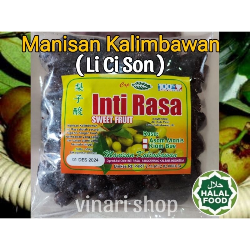 

Manisan Buah Kalimbawan 500gr/Li Ci Son/HALAL Manisan Khas Kalimantan/Manalagi