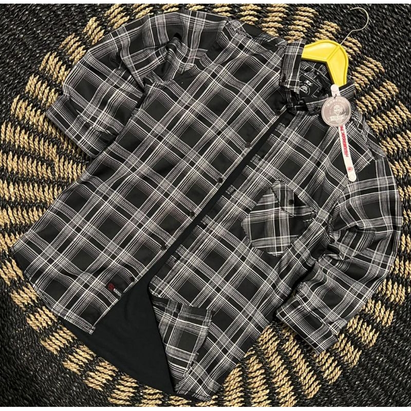 KEMEJA FLANNEL POLOS PREMIUM BRILL EIGHTY EIGHT