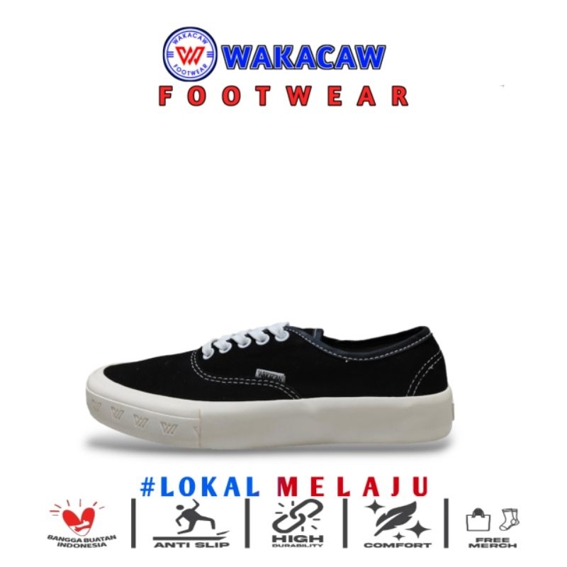 [ WAKACAW ] SEPATU AUTENTIK OG HITAM PUTIH UNISEX