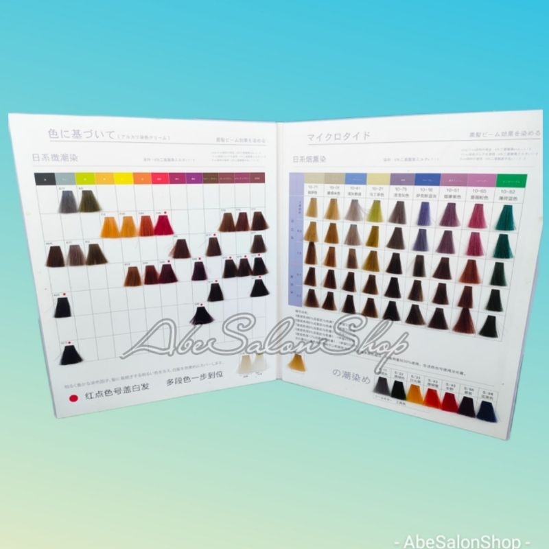 BUKU KATALOG WARNA CAT RAMBUT