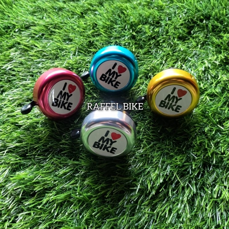 Termurah. Bell I love my bike Taiwan. Bell Sepeda. Bel sepeda. Bell kring-kring