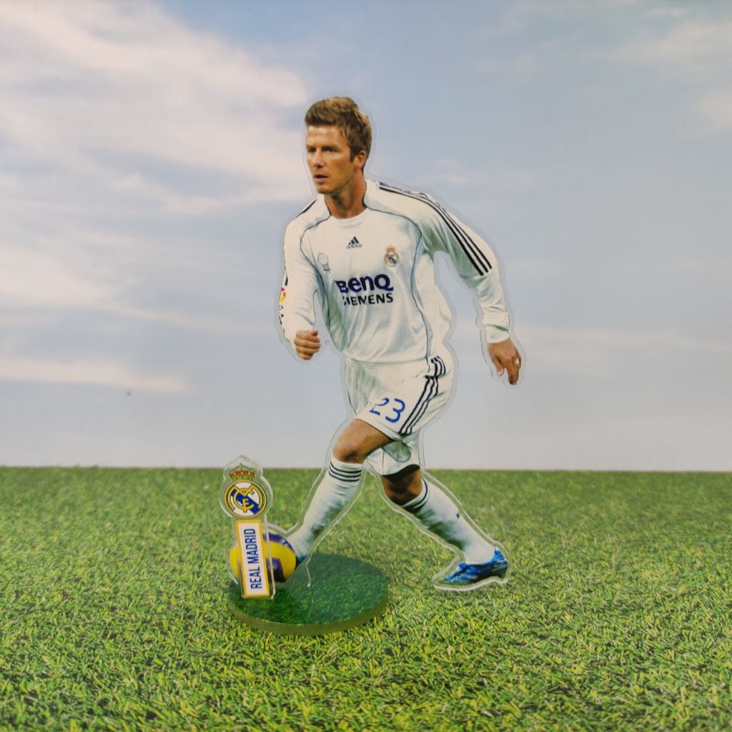 Standee Action Figure Art David Beckham Pemain Legend Real Madrid