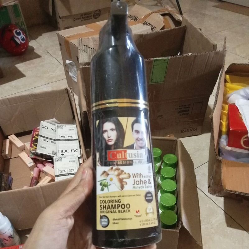 CULTUSIA SAMPO UBAN HITAM ORIGINAL