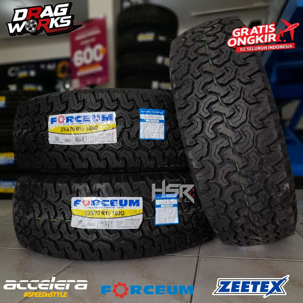 BAN MOBIL OFROAD 235 70 R15 FORCEUM AT UNTUK TERIOS RUSH INOVA HILUX DLL