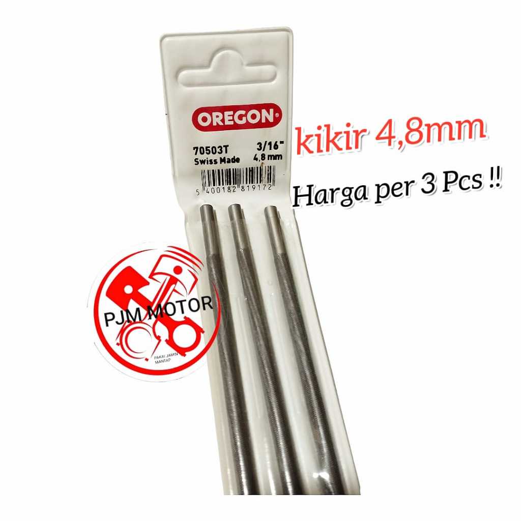 3buah) Promo kikir serbaguna mesin chainsaw senso sinso mini 5200 5500 5800 568 dll 5.5mm 4.8mm