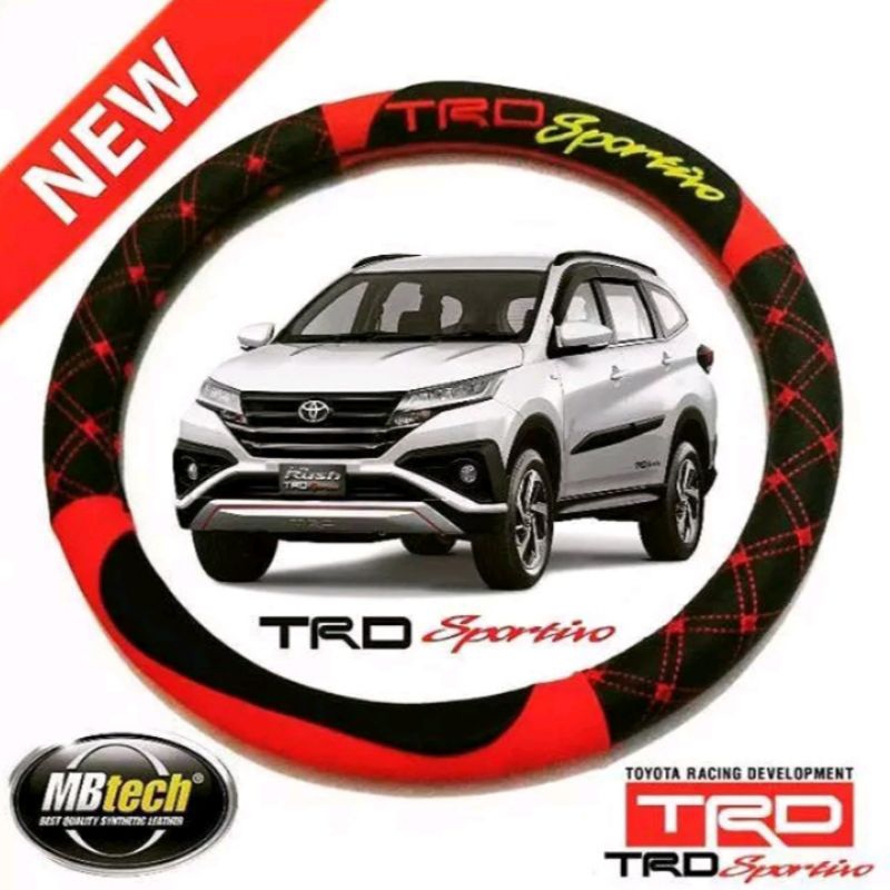Sarung Setir Cover Stir Trd Sportivo Toyota Rush Universal