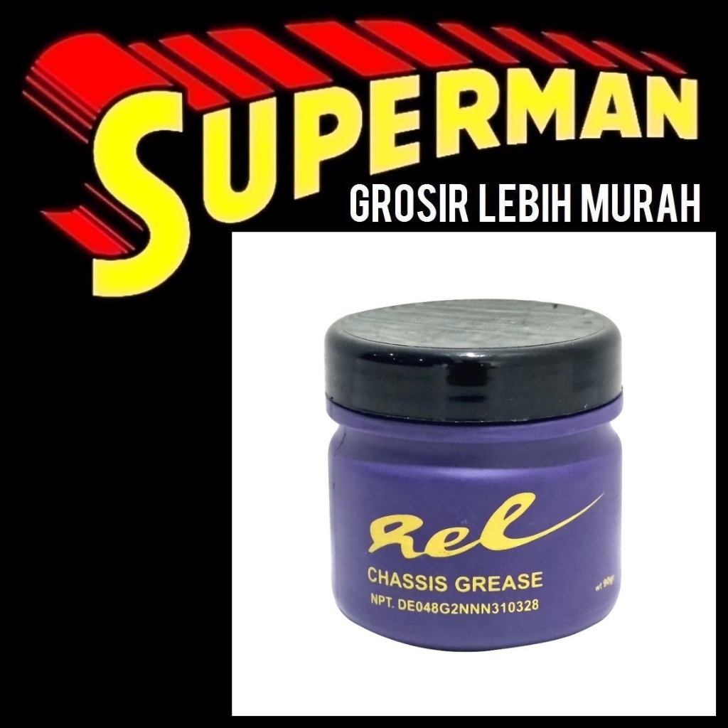 GREASE 100GR REL gemuk stempet 90 gram pelumas gemuk stempet serbaguna motor mobil superman jogja su