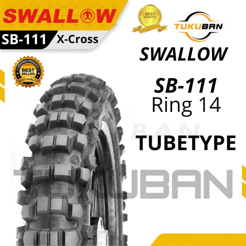 Ban Motor Trail Swallow SB-111 X-CROSS 300-14  Ring 14 Tubetype ban Trail motocross