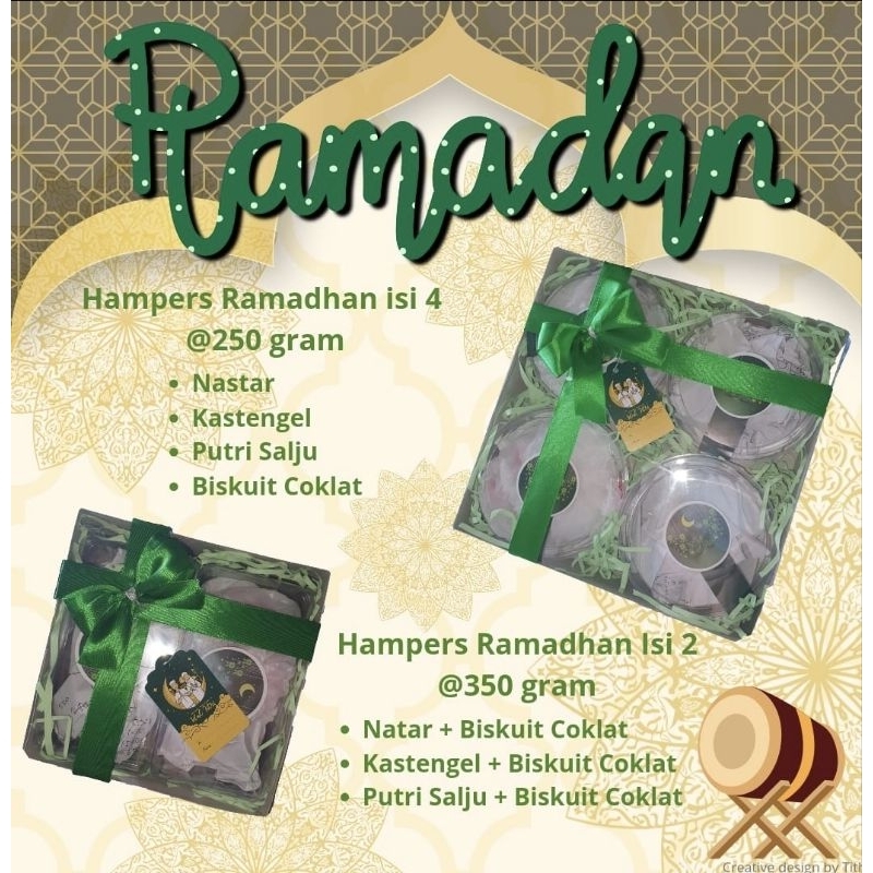 

Hampers Kue Kering 2024 isi 2 toples