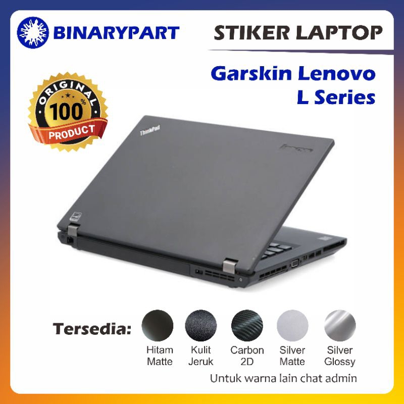 (1) GARSKIN - Stiker Laptop Lenovo Thinkpad L Series L13 Gen1 / Gen2 / Gen3 / Gen4 / L14 Gen1 / Gen2