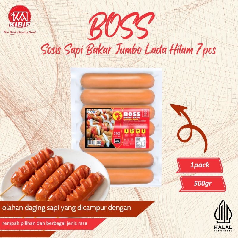 

BOSS Sosis Bakar Jumbo Lada Hitam