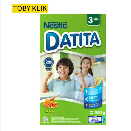Nestle DATITA 3+ Rasa Vanila/ Nestle DATITA 3+ Rasa Madu 3-5tahun 850gram