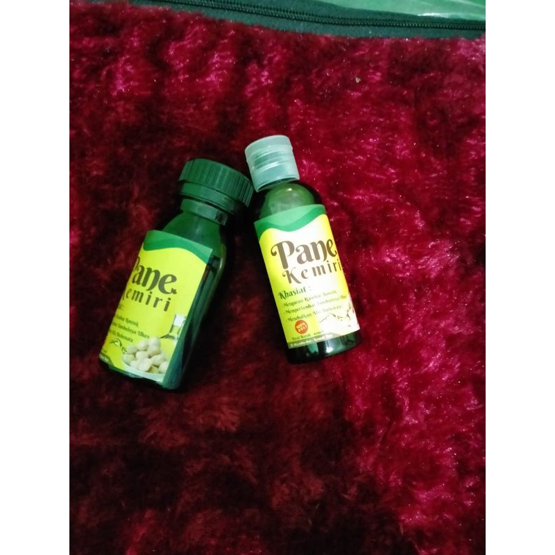 Minyak kemiri bakar dan minyak kemiri murni