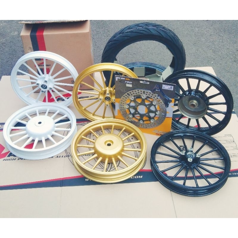 VELG RACING V ROSSI ANDROMEIDA PALANG 16 PNP BEAT SCOOPY GENIO VARIO 125/150 BEAT FI SCOOPY FI