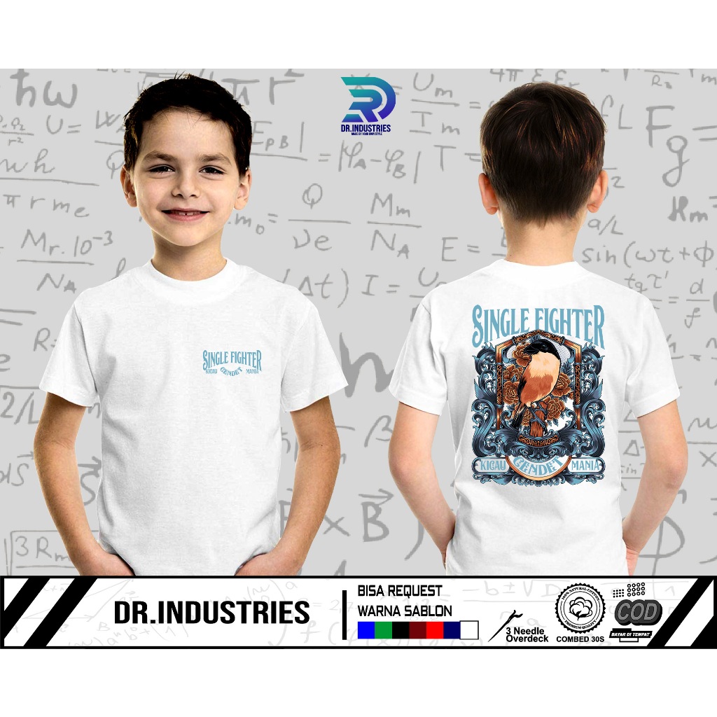 Kaos Anak Pecinta Burung Cendet Kicau Mania Nusantara Kicau Mania Indonesia Burung Cendet