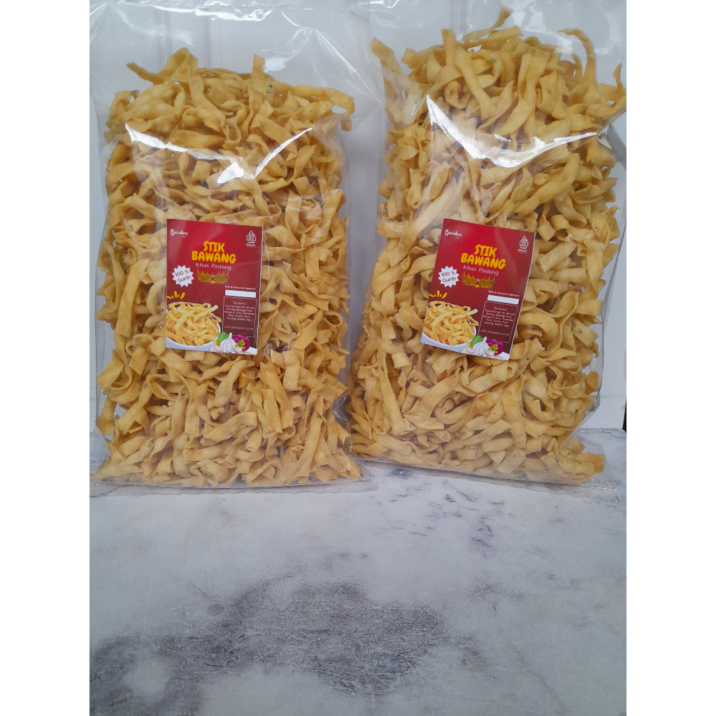 

Stik Bawang Khas Padang gurih dan renyah berat 500 gr/Kue Bawang khas Minag 100 % Halal