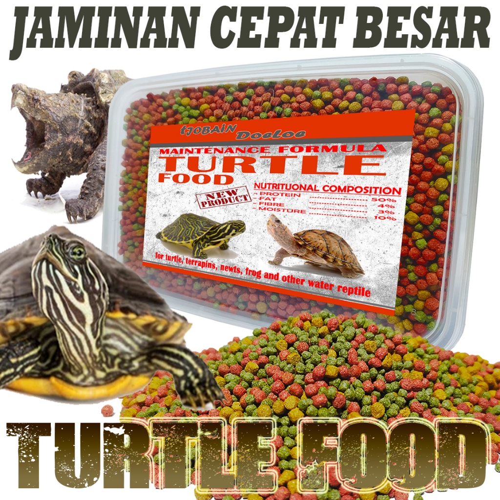 PELLET MAKANAN KURAKURA AIR BRAZIL RES CST AST PIPUT LABI-LABI RAZOR KURA AMBON DAMER PAKAN PELET TU