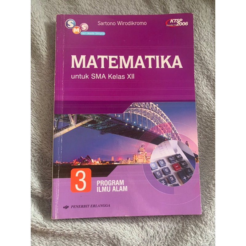[PRELOVED BUKU] MATEMATIKA IPA KELAS 12 KTSP 2006