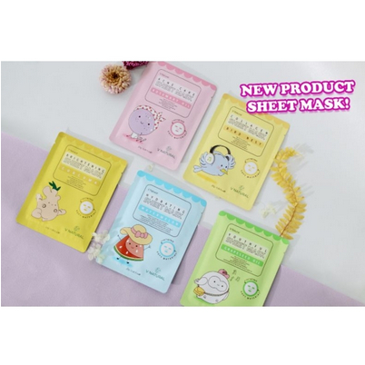 V Natural Sheet Mask / Masker Wajah