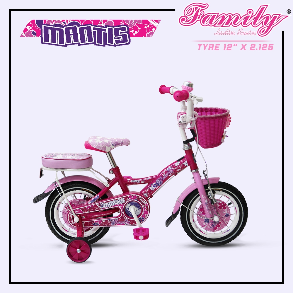 Sepeda Anak Cewek Mini 12 Inch Family Mantis
