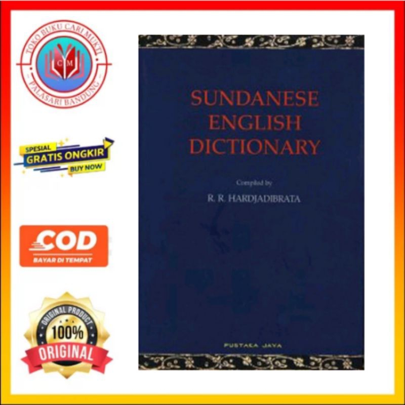 Buku Kamus Sundanese English Dictionary - R.R.Hardjadibrata