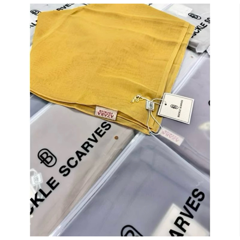 SEGI EMPAT AZARA VOAL JAHIT TEPI FREE POUCH