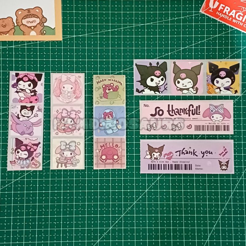 

serba-serbi stiker cute kecil