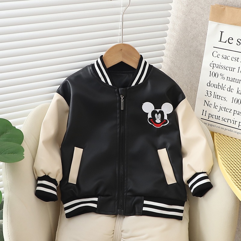 Jaket Kulit Anak Laki Laki Jaket Anak MIKEY 1 - 6 tahun