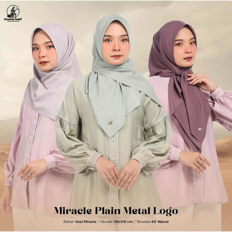 Promo Umama Voal Miracle Metal Logo - Hijab Umama Voal Miracle