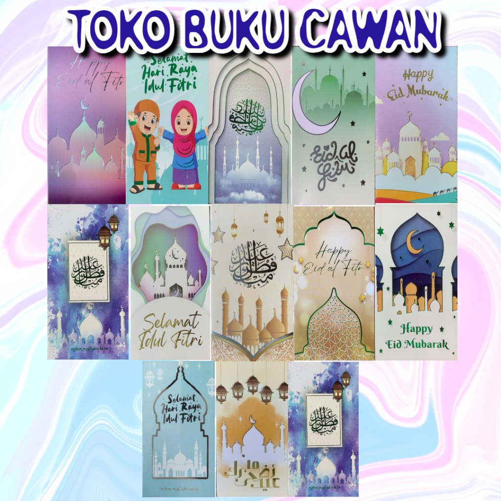 

Amplop THR Lebaran/ Angpau Lebaran Masjid Premium Besar Isi 25