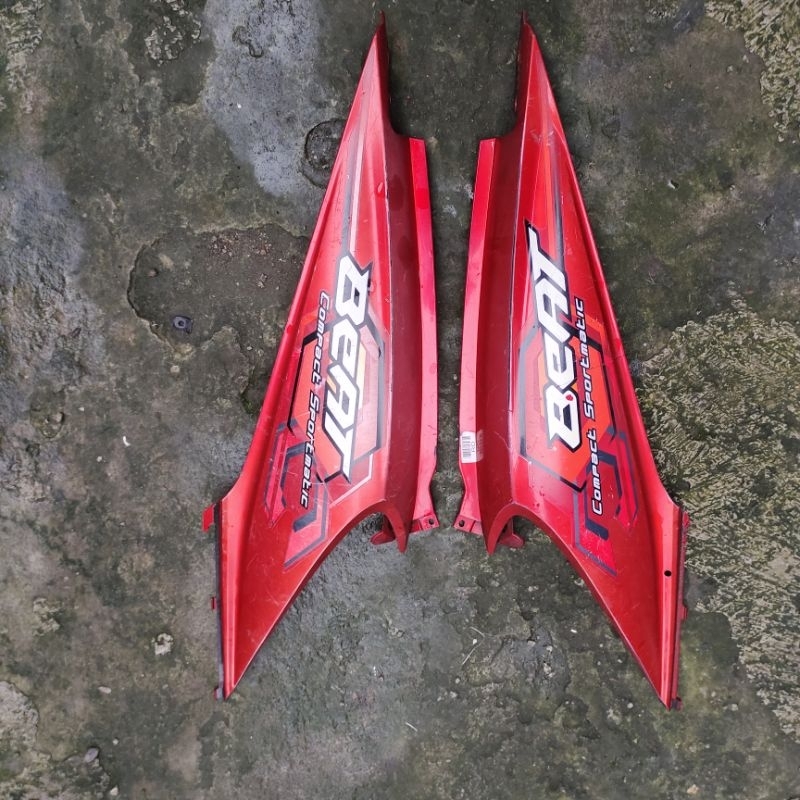 bodi panel depan Honda beat karbu beat lama + bodi belakang beat karbu merahoriginal