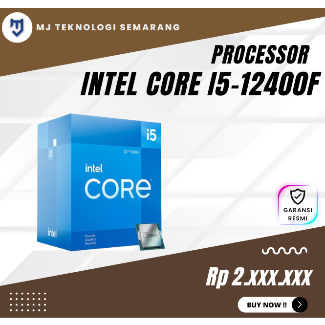 Processor Intel Core I5-12400F