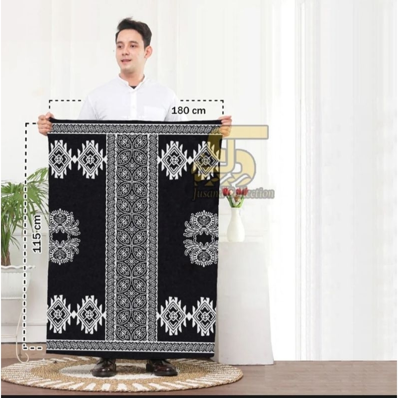 Sarung Batik Halus | Sarung Batik Motif Kawung Putih | Sarung Batik Untuk Anak Remaja | Sarung Batik