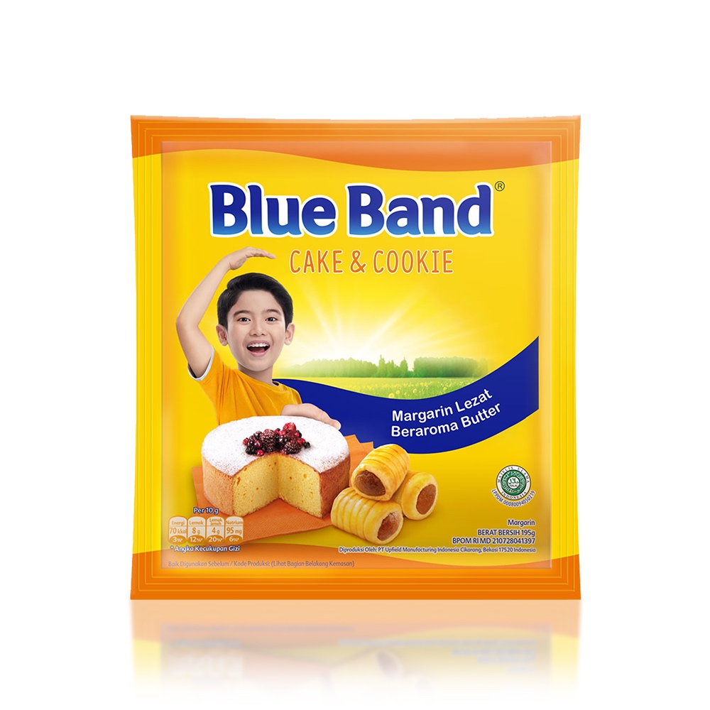 

BLUE BAND CAKE & COOKIE 200GR - MARGARIN MARGARINE BUTTER MENTEGA BLUEBAND ROTI KUE KERING KUKIS