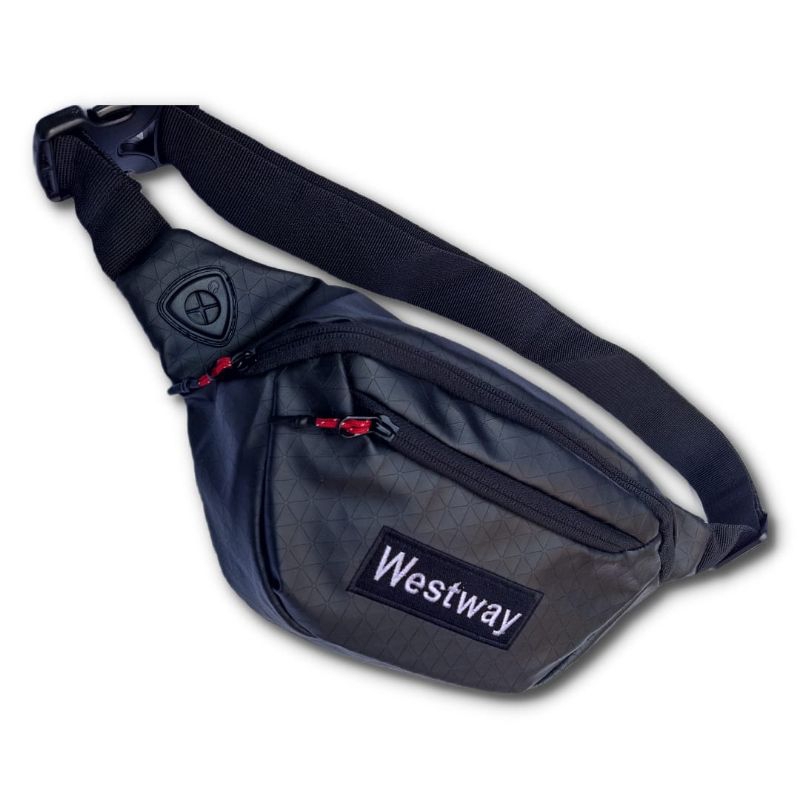 WESTWAY TAS PINGGANG PRIA,WAISTBAG PRIA WANITA,TAS SELEMPANG DISTRO PREMIUM,TAS PINGGANG WATERPROOF