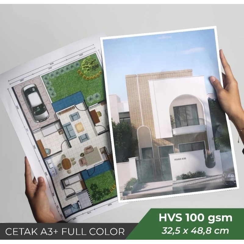 Print Cetak HVS A3+ Custom MURAH Full Warna