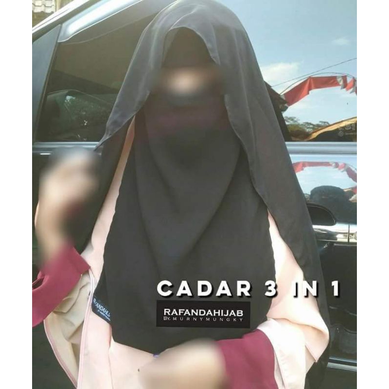 PRELOVED CADAR 3 IN 1 SIFON ARAB RAFANDA HIJAB