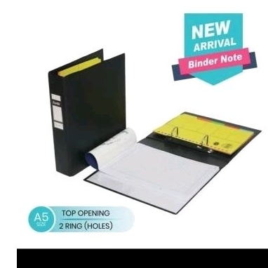 

Bantex Binder Notes A5 Side Opening 2 Ring # A 128