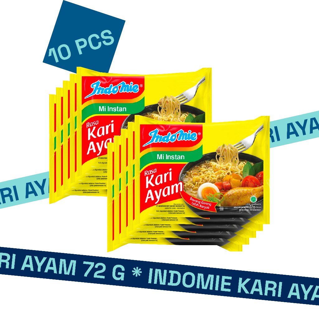 

Indomie Kari Ayam 10 Pcs