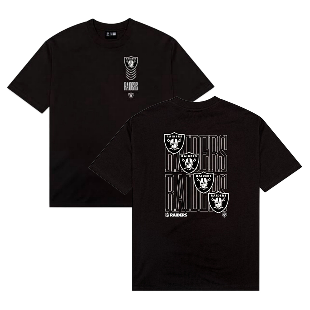 T-Shirt New Era Cap Las Vegas Raiders American Classic Stacked Original