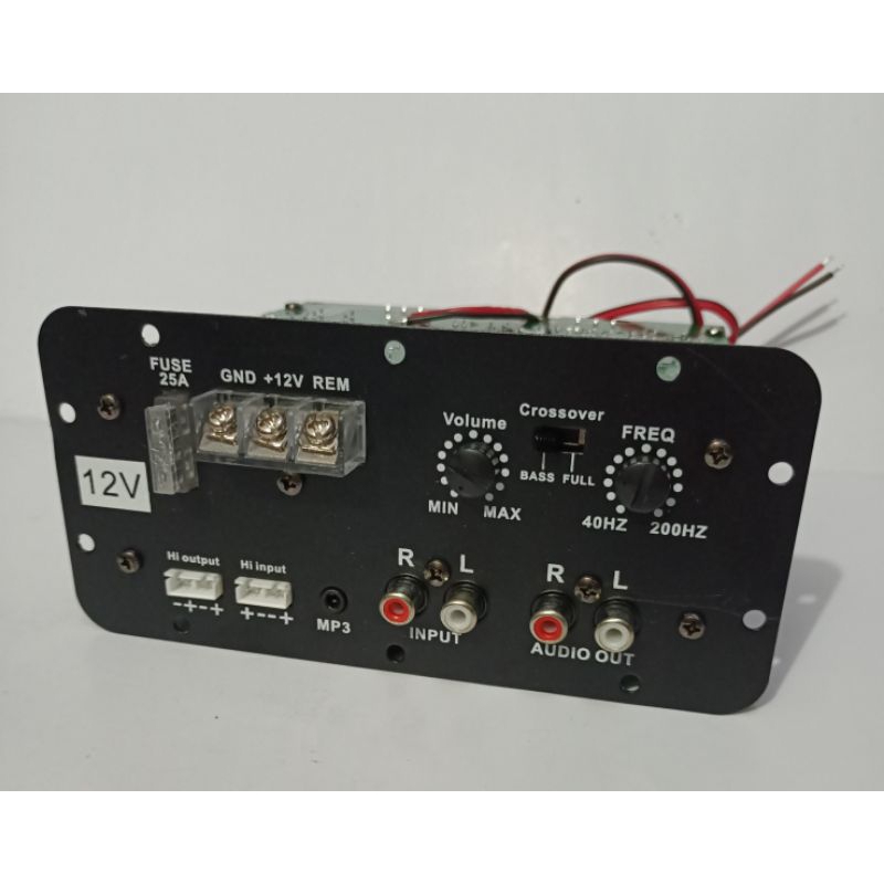 kit basstube aktif 450 Watts 12 volt