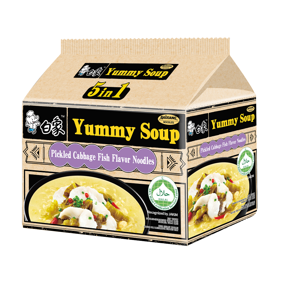 

白象老坛酸菜面袋装mie instan baixiang sayur asam