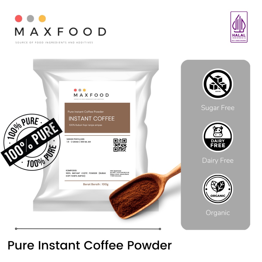 

GVA763 COD Bubuk Kopi Instan Instant Coffee Powderbubuk kopi tanpa ampas 1 GR